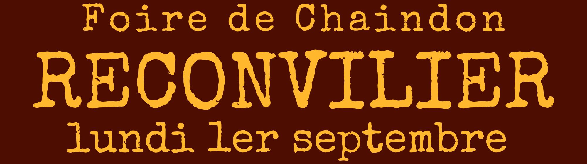 Foire Reconvilier