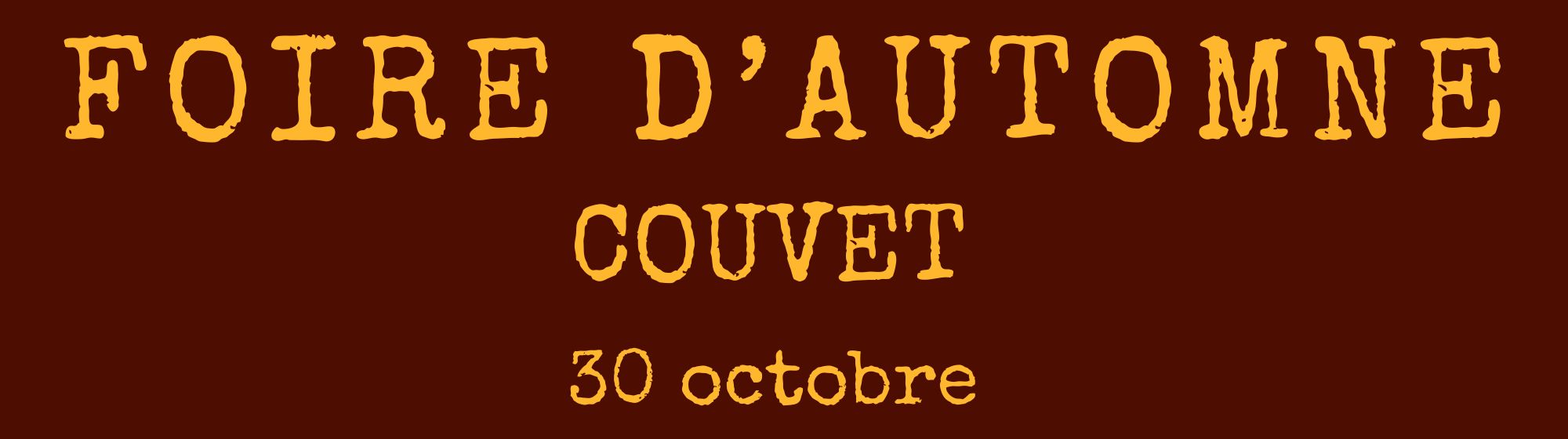 Foire de Couvet